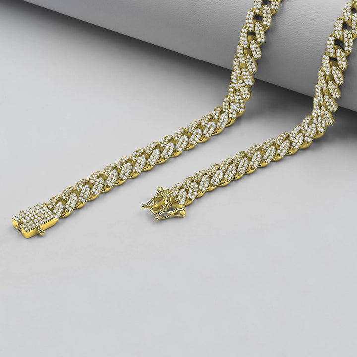 6mm .925 Moissanite Iced Cuban Chain