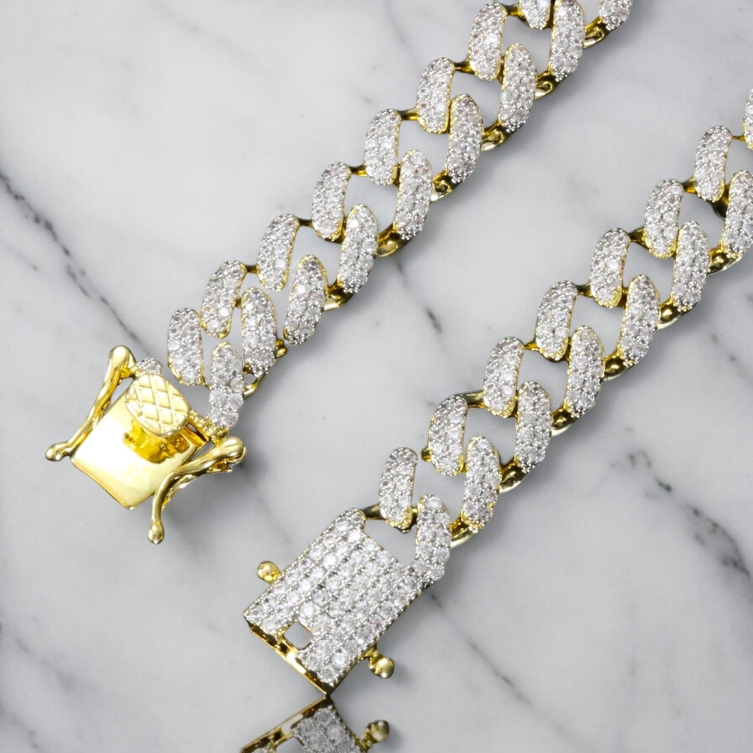 8mm Iced Cuban Link Chain