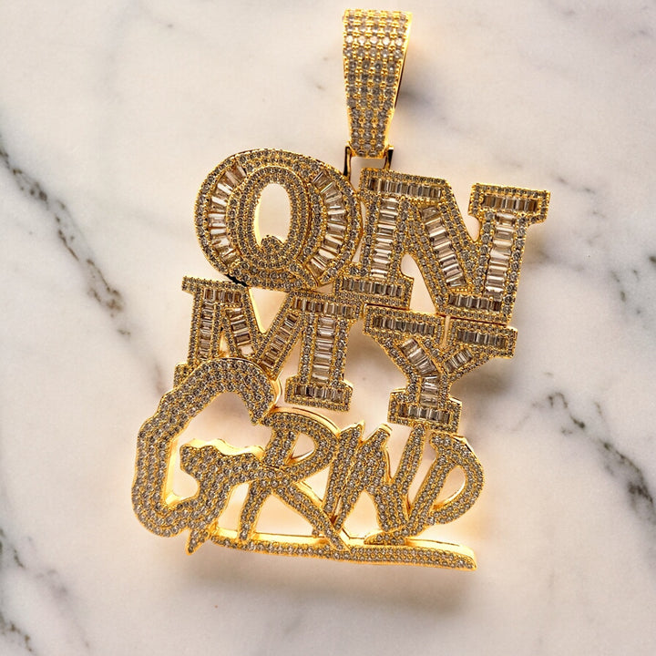 Iced "On My Grind" Pendant